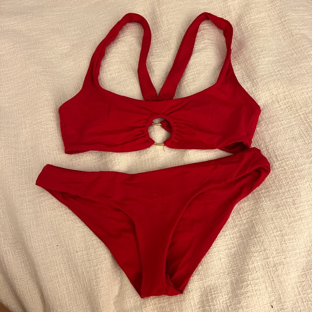 LSpace red bikini
